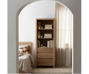 Maya estantería infantil de madera maciza de acacia