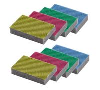 MAYA Estropajo Profesional EVO XL para Todas Las Superficies. Limpia sin Rayar. No Deja Restos de Fibras. Lavables a Máquina. Dimensiones 9x13,5x2,6 cm. Pack 8 Unidades (Azul, Rojo, Verde y Amarillo)