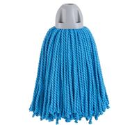 Maya - Fregona de Microfibra Industrial MAX Pro Hilo para Limpieza Profesional de Suelos sin Dejar Manchas ni Rayas, Recambio de Alta Absorción y Secado Rápido, 30x18 cm (Azul)