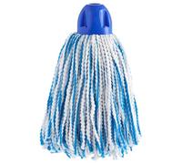 MAYA Fregona Light Pro. Limpieza Eficiente y Duradera para Superficies Lisas. 100 % Microfibra. Super Absorbente y Escurrefacil. Rosca Universal. Pack de 1 Fregona (Azul)