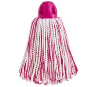 MAYA Fregona Light Pro. Limpieza Eficiente y Duradera para Superficies Lisas. 100 % Microfibra. Super Absorbente y Escurrefacil. Rosca Universal. Pack de 1 Fregona (Rosa)