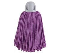 Maya - Fregonas de Microfibra Industrial MAX Pro Hilo para Limpieza Profesional de Suelos sin Dejar Manchas ni Rayas, Recambios de Alta Absorción y Secado Rápido, 30x18 cm (Morado, 2 Unidades)