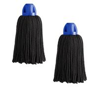 Maya - Fregonas de Microfibra Industrial MAX Pro, Hilos para Limpieza Profesional de Suelos sin Dejar Manchas, Recambios de Alta Absorción y Secado Rápido, 30x18 cm (Casquillo Azul, 2 Unidades)