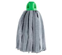 Maya - Fregonas de Microfibra Industrial MAX Pro Tiras para Limpieza Profesional de Suelos Rugosos sin Dejar Rayas, Recambios de Alta Absorción y Secado Rápido, 34x15 cm (Verde, 2 Unidades)