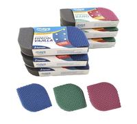 MAYA Pack de 6 Estropajos EVO para WC + 6 Estropajos EVO para Vajilla. Limpia sin Rayar. Sirve para Todas Las Superficies sin Dejar Fibras. Lavable a Maquina. Dimensiones 12x8.5x2.5 cm
