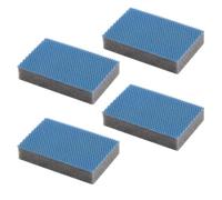 Maya - Pack de 4 Estropajos para Limpieza de Cocinas, Baños y Vajillas sin Dejar Rayas | 9x13,5x2,6 cm | Esponjas Lavables en Lavavajillas y Lavadora (EVO XL, Azul)