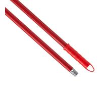 Maya Palo ALUPRO 1,40 m. Acero con Recubrimiento Protector Anticorrosión. Rosca Universal y Maneta con Agujero para Colgarlo. (Rojo)