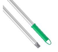 MAYA Palo ANODIZADO Estriado. 1,40 m. Recubrimiento Anticorrosión. Ligero, Resistente y Antideslizante. Rosca Universal y Maneta con Agujero para Colgarlo. (Verde)