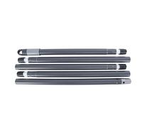 Maya - Palo MAX para Mopa y Haragán de 170 cm con 5 Secciones Desmontables, Ideal para Alturas, Mango Compatible con Escoba, Fregona y Recogedor, Rosca Universal (Gris)
