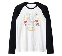 Maya Personalized Retro Girls Custom Maya Name Camiseta Manga Raglan