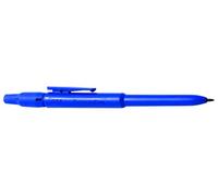 Maya Professional Tools F700 - Rotulador 2/2 Detectable por metal y rayos X, punta fina, con clip, pack de 10, cuerpo azul, tinta azul