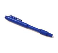 Maya Professional Tools L550 - Rotulador 2/6 Detectable para metales y rayos X, punta extra fina, con clip, 10 unidades, color azul corporal, tinta negra