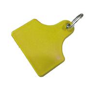 Maya Professional Tools mdtag02-4 ID Detectable Grande con Anillo de Metales, 5 unidades, Amarillo