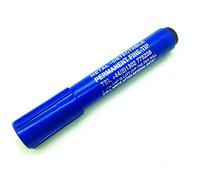 Maya Q300 Marcador permanente punta fina, detectable por detector de metales y rayos X, cuerpo azul, tinta negra