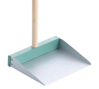 Maya - Recogedor Metálico de Basura Kinnell en Aluminio con Palo de Madera de Pino FSC para Limpieza del Hogar | 90 x 24,5 x 5 cm | Resistente y Sostenible, Estilo Nórdico (Mint)