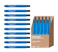 Maya Rotulador RPMFT. Permanente, Retráctil, Punta Fina, Antibacterias y Detectable. Polipropileno de Grado Alimentario. Cumple Normativas HACCP, BRC y UE/FDA. Caja de 10 Unidades. (Tinta Negra)