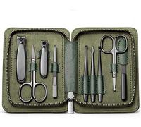 MAYABI Nail Clippers, Manicure Pedicure Set,Nail Clippers Manicure Set,Manicure Kit Stainless Steel Clipper Cutter Scissors Toenail Thick Nails Grooming Care Set (Color : As Shown Size : One Size)