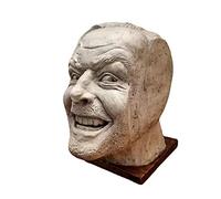 MAYAGU Sculpture of The Shining Bookend Library Here’s Johnny Sculpture Resin Desktop Ornament Book Shelf Funny Ornament