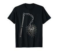 Mayal de corazón con pinchos - Arma de cadena medieval estética oscura Ar Camiseta