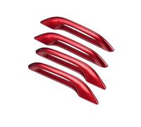 MAYANGYANG Cubierta Manija Puerta 4pcs Futhope Bonding Door Many Protection Fit Ajuste for Tesla Model 3 Modelo Y 2021 Accesorios de modificación la empresa automóviles(4PCS Red)