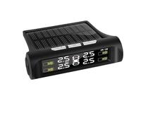 MAYANGYANG Tpms Sistema de supervisión presión neumáticos Coche, Sistema Alarma automático con Carga Solar, Pantalla Digital HD inalámbrica 4 sensores(Internal sensors)
