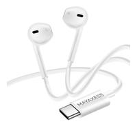 Mayaxess Auriculares con cable USB-C para iPhone 17 con micrófono integrado