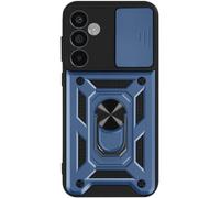 Mayaxess Carcasa anillo para Galaxy A54 5G con tapa para la cámara, Azul noche