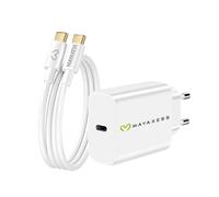 Mayaxess Cargador de pared para Galaxy A36 20W + Cable USB-C de 1m,