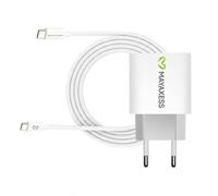Mayaxess Cargador de pared para Galaxy S23 Fe 20W + Cable USB-C de 1m,