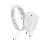 Mayaxess Cargador de pared para Galaxy Z Flip 6 20W + Cable USB-C de 1m,