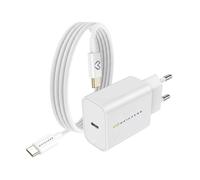 Mayaxess Cargador de pared para Galaxy Z Flip 7 20W + Cable USB-C de 1m,
