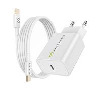 Mayaxess Cargador de pared para iPhone 16 20W + Cable USB-C de 1m,