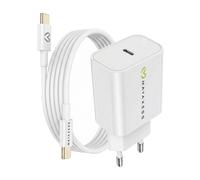 Cargador USB 20W Mayaxess con protección y cable USB-C de 1 m