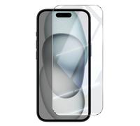 Mayaxess Cristal templado protector para iPhone 15 Dureza antiarañazos 9H