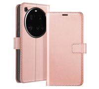 Mayaxess Estuche para Xiaomi 15 Ultra Cartera Soporte, Rosa champán