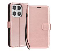 Mayaxess Funda Cartera para Xiaomi 17 con Cordón y Función Soporte, Rosa champán
