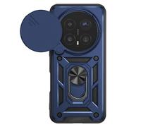 Mayaxess Funda con Anillo para Honor Magic 8 Pro con Tapa Cámara Deslizante Antigolpes