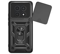 Mayaxess Funda con anillo para Redmi Note 15 4G con tapa deslizante para cámara