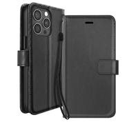 Mayaxess Funda Libro para iPhone 15 Pro Max con Cordón y Soporte Video,