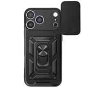 Mayaxess Funda para iPhone 17 Pro Max con Anillo Giratorio Magnético y Cubierta de Cámara