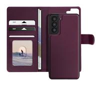 Mayaxess Funda para Samsung Galaxy S21 con Carcasa Desmontable, Violeta