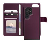 Mayaxess Funda para Samsung Galaxy S23 Ultra con Carcasa Desmontable, Violeta
