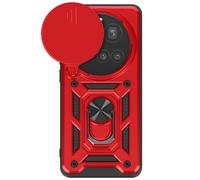 Mayaxess Funda para Xiaomi 15 Ultra Anillo Soporte Protección Cámara, Rojo
