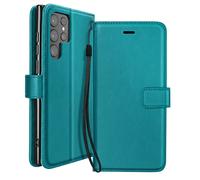 Mayaxess, Funda Tarjetero para Galaxy S23 Ultra con Soporte Vídeo y Correa