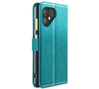 Mayaxess Funda tipo cartera para Fairphone 6 con correa de muñeca y función de soporte