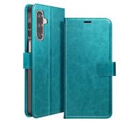 Mayaxess Funda tipo cartera para Galaxy A17 con correa de muñeca y función de soporte
