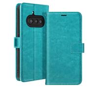 Mayaxess Funda Vintage para Nothing Phone 3a Tipo Libro con Soporte, Azul