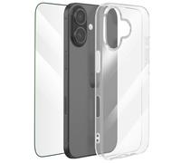 Mayaxess Pack de Protección 2 en 1 Carcasa + Cristal Templado para iPhone 17