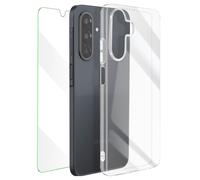 Mayaxess Pack de Protección 2 en 1 Carcasa + Cristal Templado para Samsung Galaxy A17