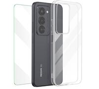 Mayaxess Pack de Protección 2 en 1 Carcasa + Cristal Templado para Xiaomi Redmi 15